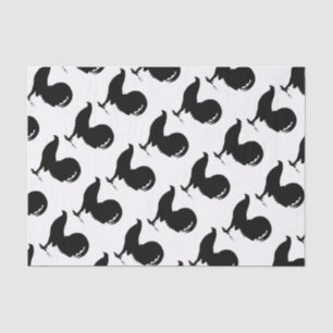 Gamecock Rooster Silhouette Tissue Paper