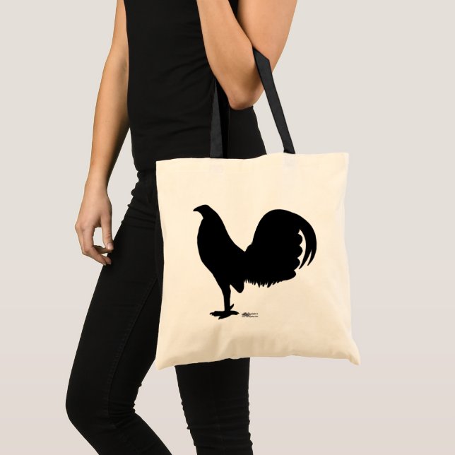 Gamecock Rooster Silhouette Tote Bag (Front (Product))