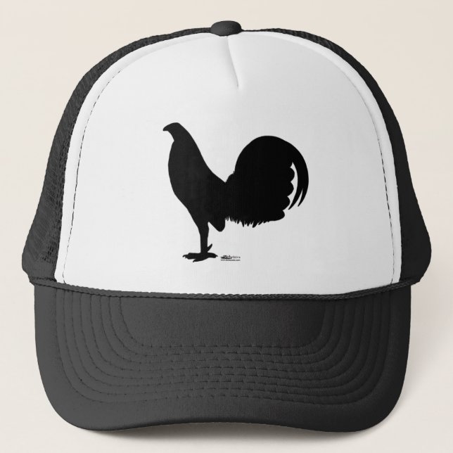 Gamecock Rooster Silhouette Trucker Hat (Front)
