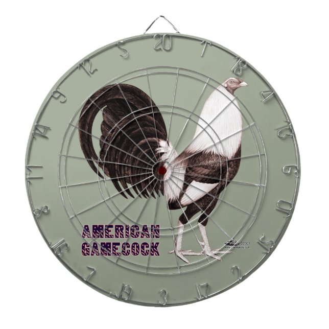 Gamecock Sepia Dartboard (Front)