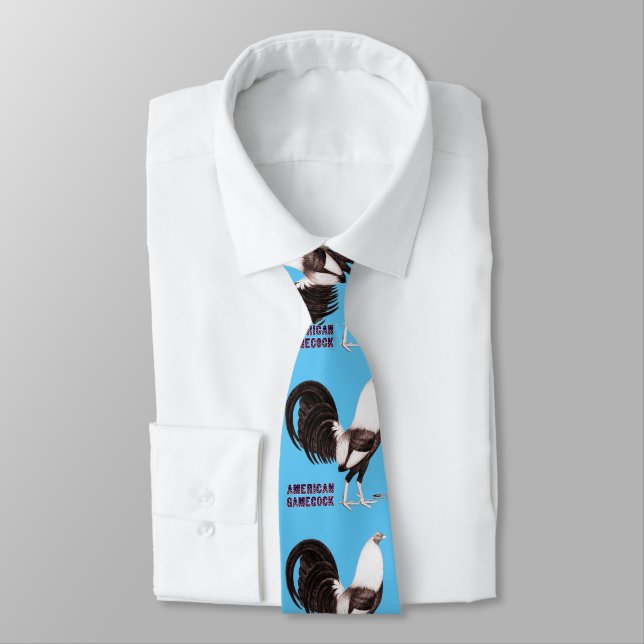 Gamecock Sepia Neck Tie (Tied)