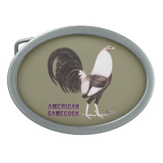 Gamecock Sepia Oval Belt Buckle