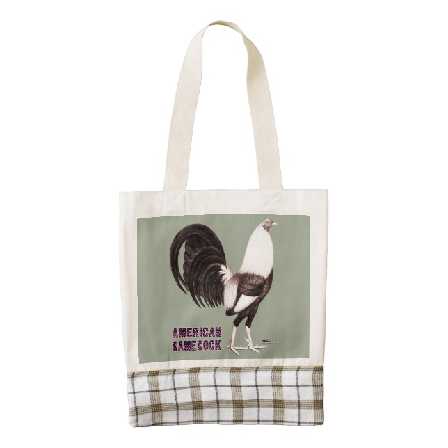Gamecock Sepia Zazzle HEART Tote Bag (Front)