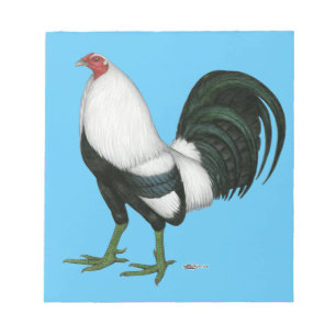 Gamecock Silver Duckwing Notepad
