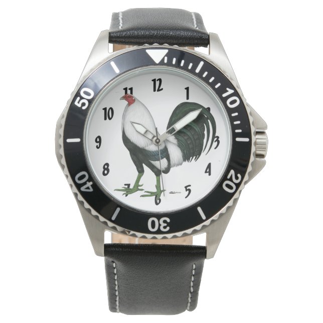 Gamecock Silver Duckwing Watch (Front)