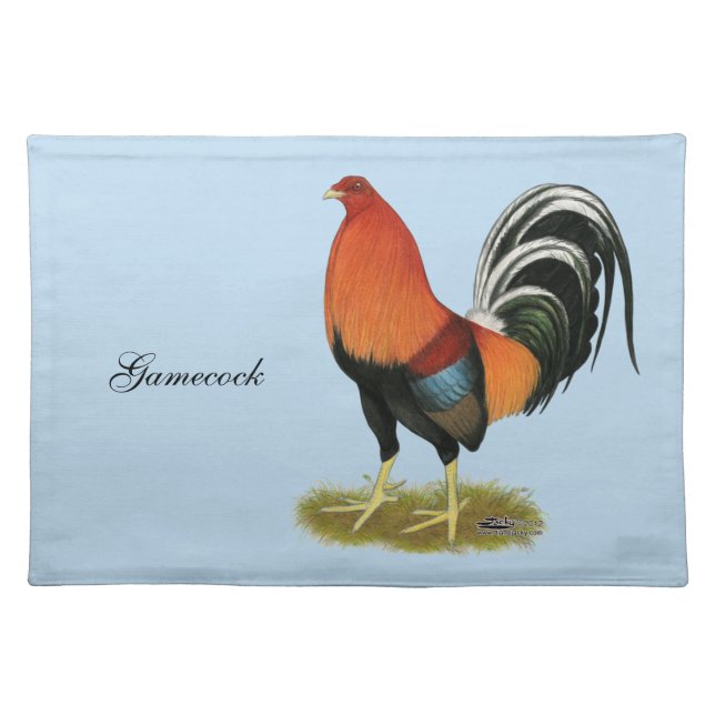 Gamecock Wheaten Rooster Placemat (Front)