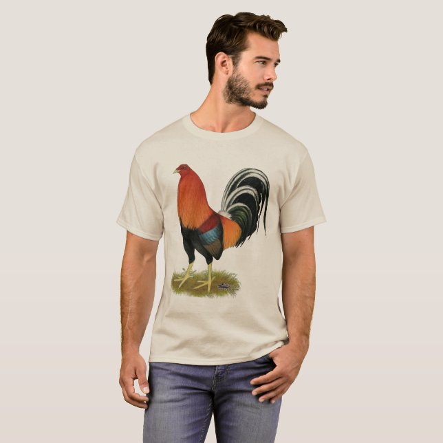 Gamecock Wheaten Rooster T-Shirt (Front Full)