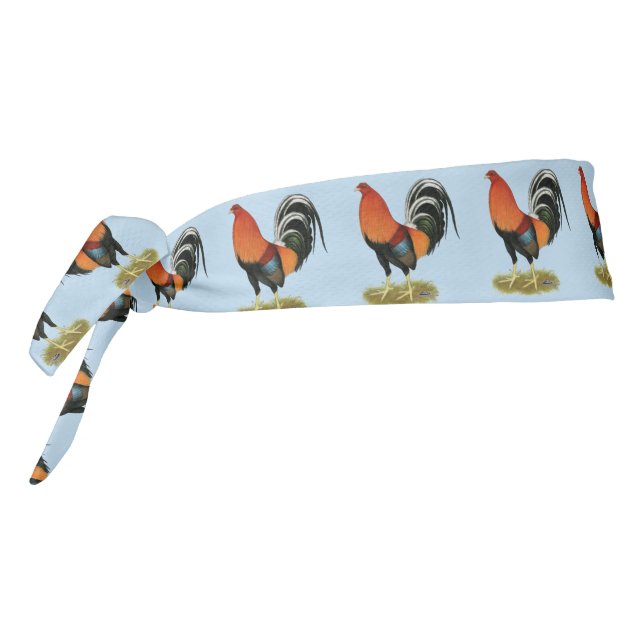 Gamecock Wheaten Rooster Tie Headband (Rotate 270)