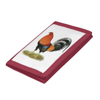 Gamecock Wheaten Rooster Tri-fold Wallet