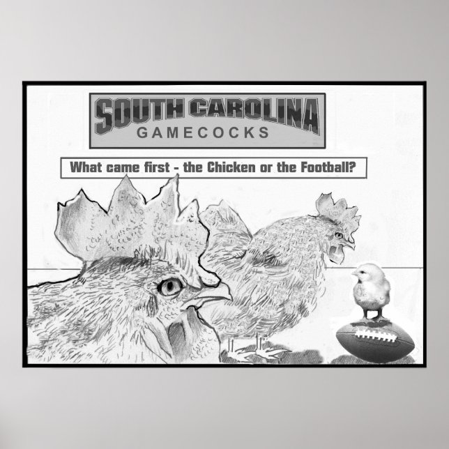 Gamecocks Art Poster (Front)