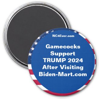 Gamecocks Support TRUMP 2024 After Fridge Magnet