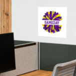 Gameday Pom Wall Decal
