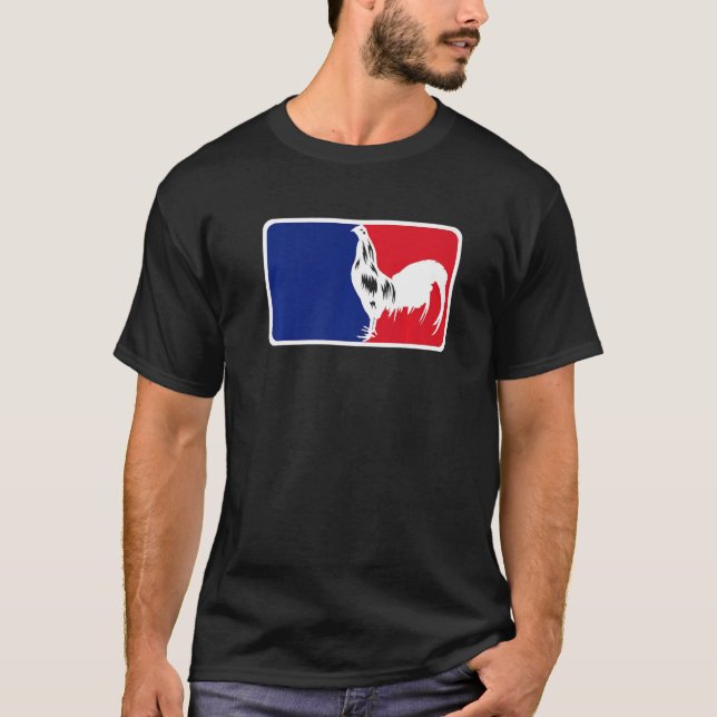 GameFowl League Rooster Chicken Gallero Gallegos F T-Shirt (Front)