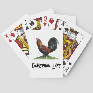 Gamefowl Life Playing Cards