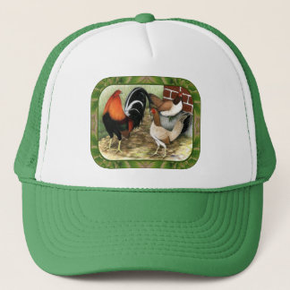 Gamefowl On the Farm Trucker Hat