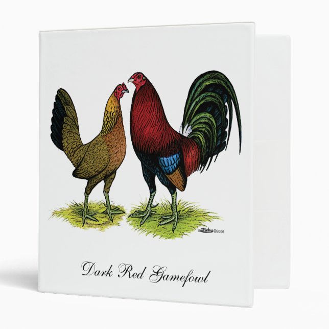 Gamefowl Pair 3 Ring Binder (Front/Inside)