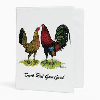 Gamefowl Pair Mini Binder