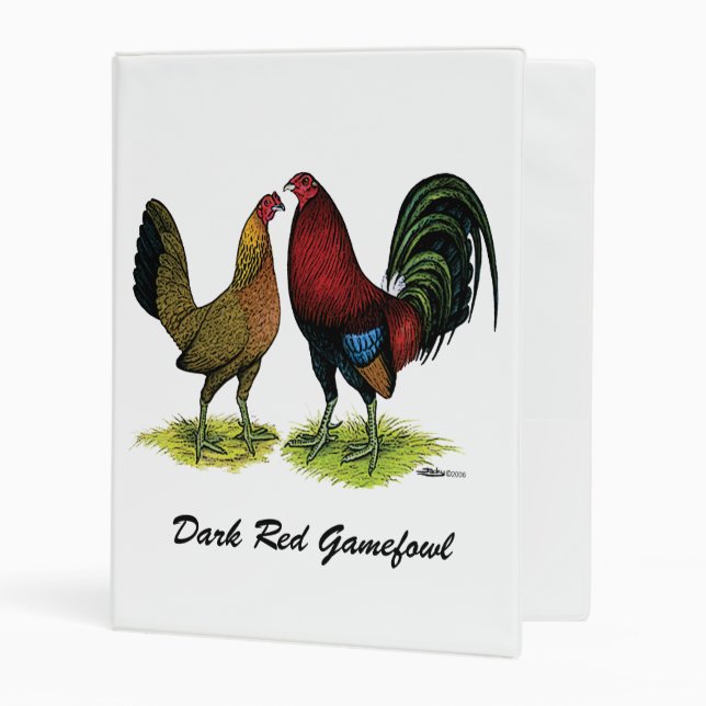 Gamefowl Pair Mini Binder (Front/Inside)