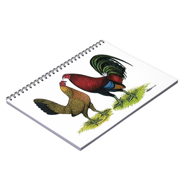 Gamefowl Pair Notebook (Left Side)