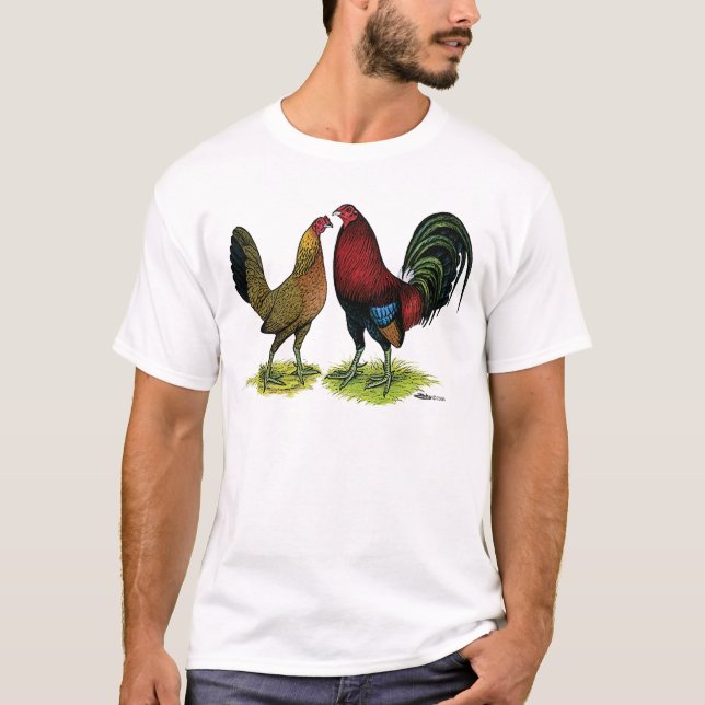 Gamefowl Pair T-Shirt (Front)