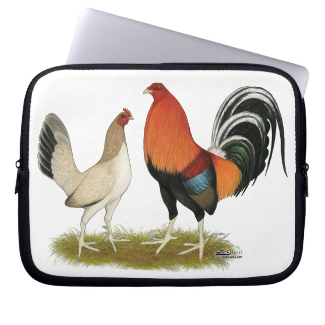 Gamefowl Wheatens Laptop Sleeve (Front)