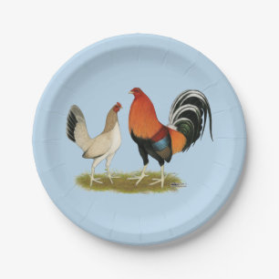 Gamefowl Wheatens Paper Plates