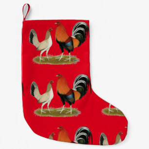 Gamefowl Wheatens Small Christmas Stocking