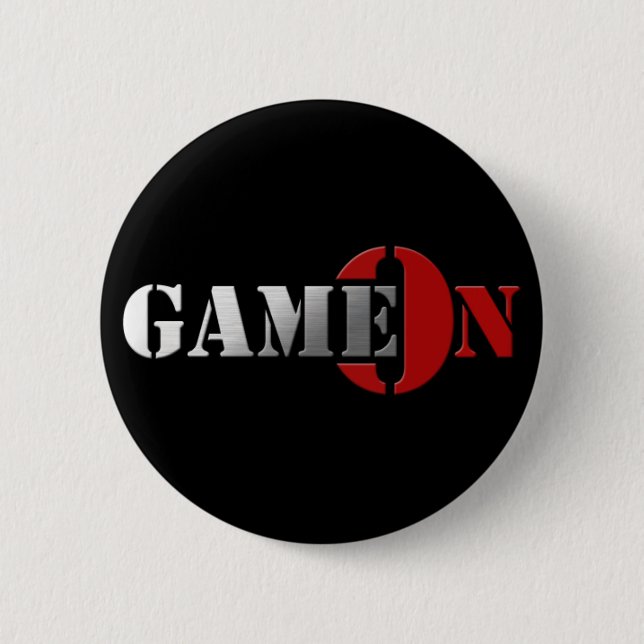 GameOn Netowrk Logo Pinback Button (Front)