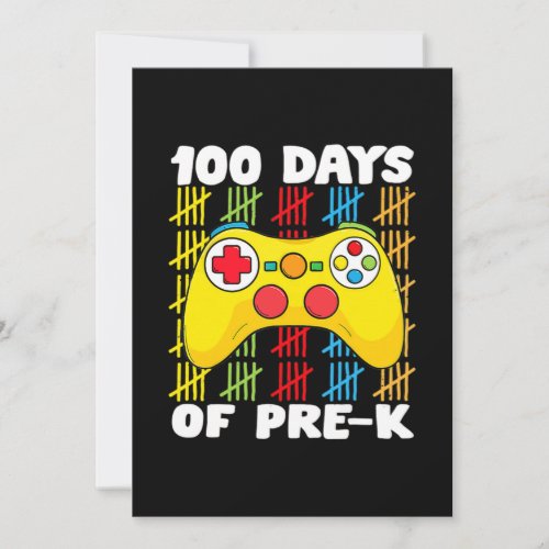 Gamer 100 Days Of School Pre K Boys Costume Contro Save The Date
