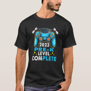 Gamer 2023 Pre K Level Complete Senior 23 Graduati T-Shirt