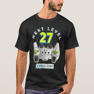 Gamer 27th Birthday Next Level 27 Game Controller T-Shirt