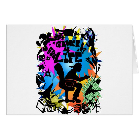 Gamer 4 Life Cards (Front Horizontal)