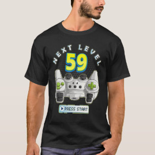 Gamer 59th Birthday Next Level 59 Game Controller T-Shirt