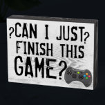 Gamer - 8"X6"wooden signs<br><div class="desc">8" X 6" Spruce up any room in your office or home with custom box signs! Printed exactly the way you want, these rustic wooden signs make great accent pieces and conversation starters for your guests. Add your own funny, sarcastic, or sentimental messages and pictures to create the perfect gift...</div>