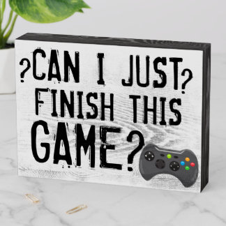 Gamer - 8"X6"wooden signs