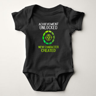 gamer achievement unlocked new character baby bodysuit