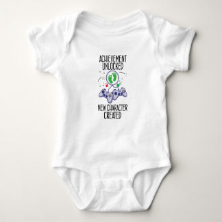gamer achievement unlocked new character baby bodysuit