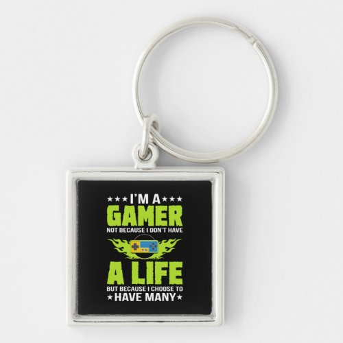 Gamer Am A Gamer Keychain