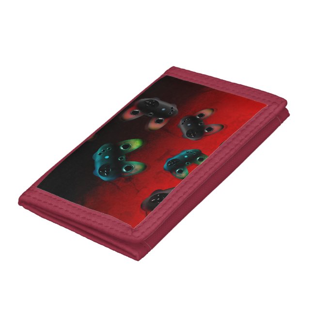 Gamer Art Gaming Controller Photo Wallet (Bottom)
