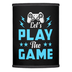 Gamer Art Let's Play The Game Lamp Shade