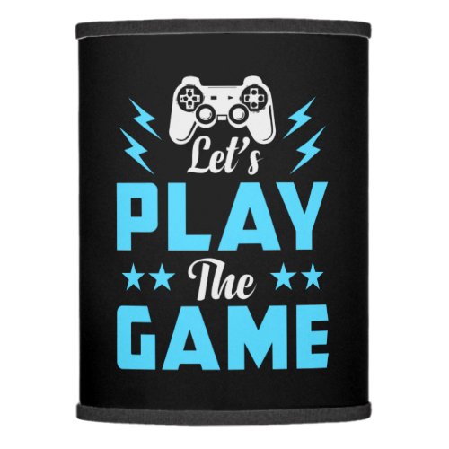 Gamer Art Lets Play The Game Lamp Shade