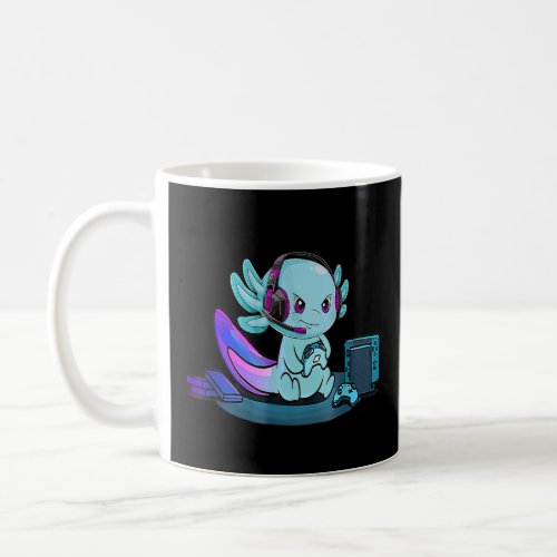 Gamer Axolotl Cute Axolotl Gaming Video Gamer  Coffee Mug