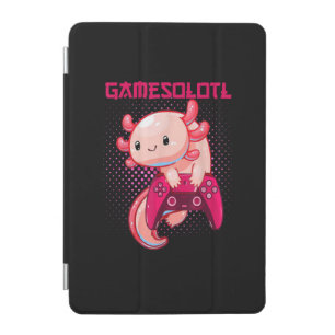 Gamer Axolotl Lover Cute Gamesolotl iPad Mini Cover