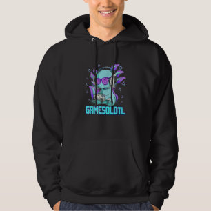 Gamer Axolotls Cute Axolotl Gaming Video Gamer  fo Hoodie