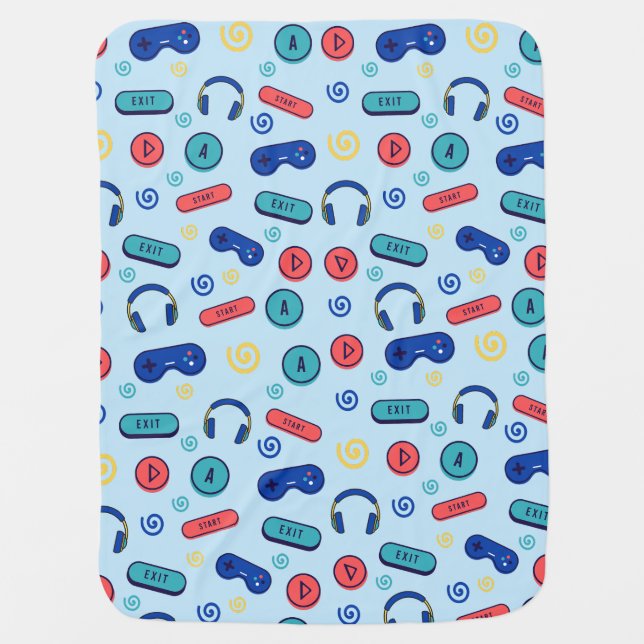 GAMER  BABY BLANKET (Front)