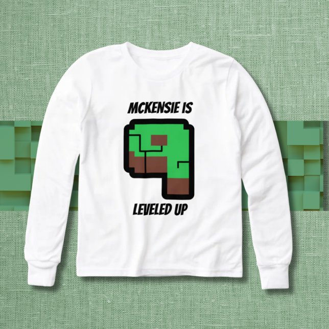Gamer Birthday Building Pixel Green Level 9  Tri-Blend Shirts (Creator Uploaded)