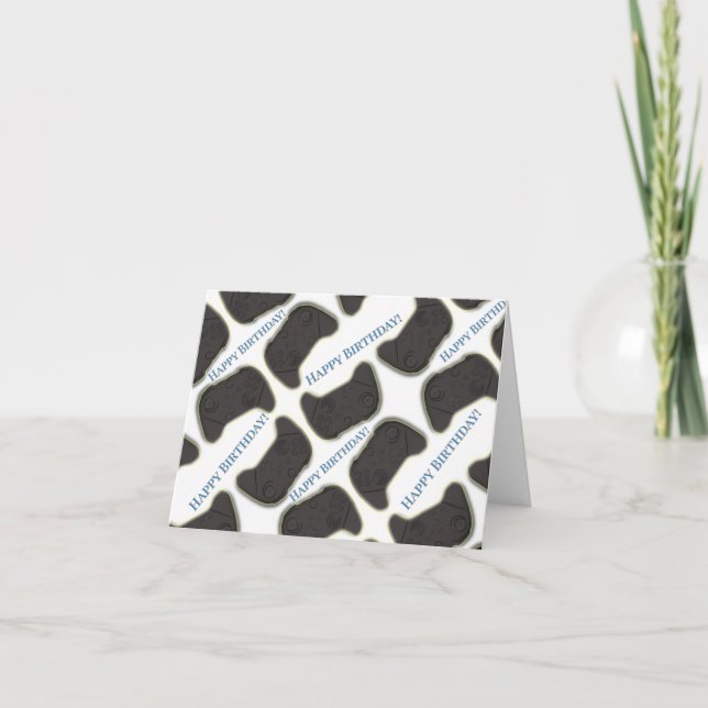 Gamer Birthday Card (Front)