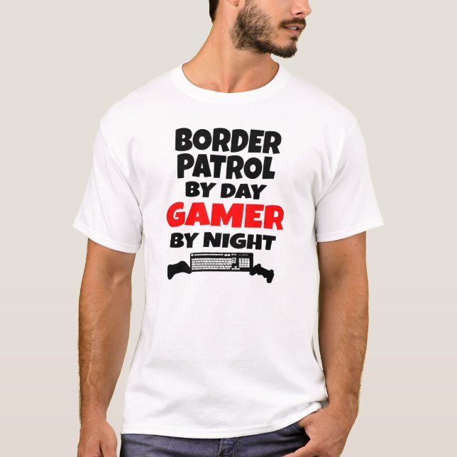Gamer Border Patrol T-Shirt (Front)