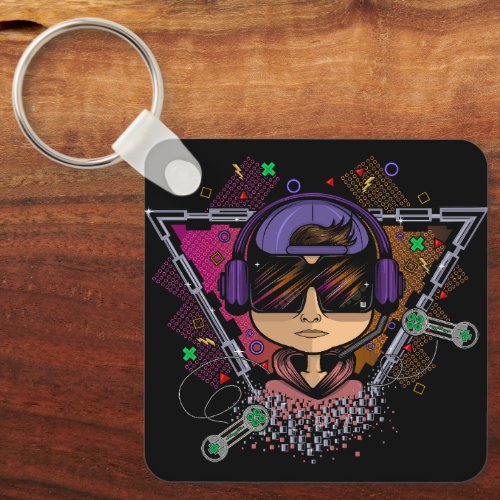 Gamer Boy Keychain