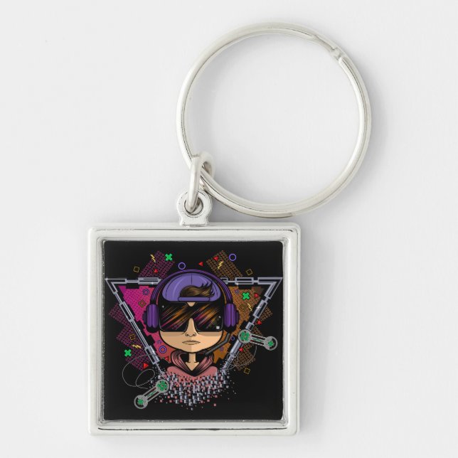 Gamer Boy Keychain (Front)